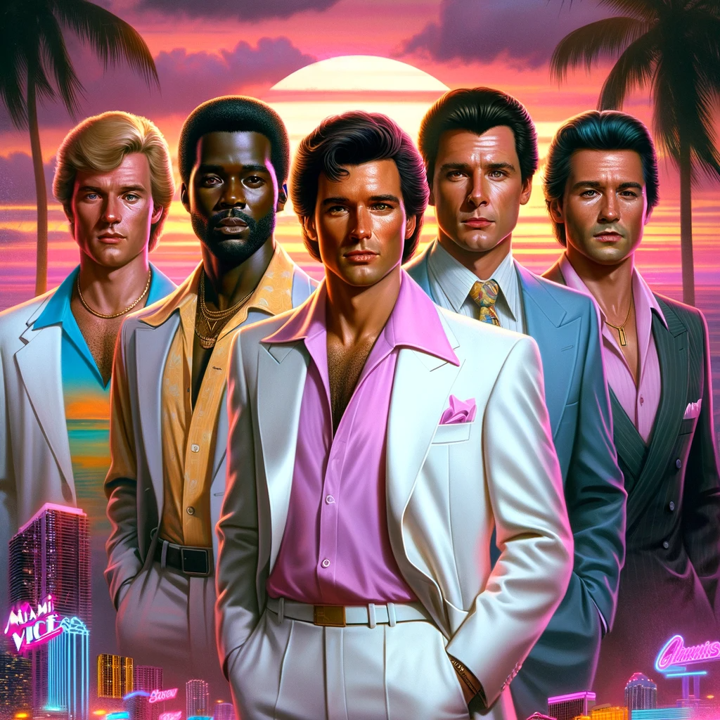 Miami Vice Clothing: riscoperto lo stile iconico degli anni '80 – EcoGents