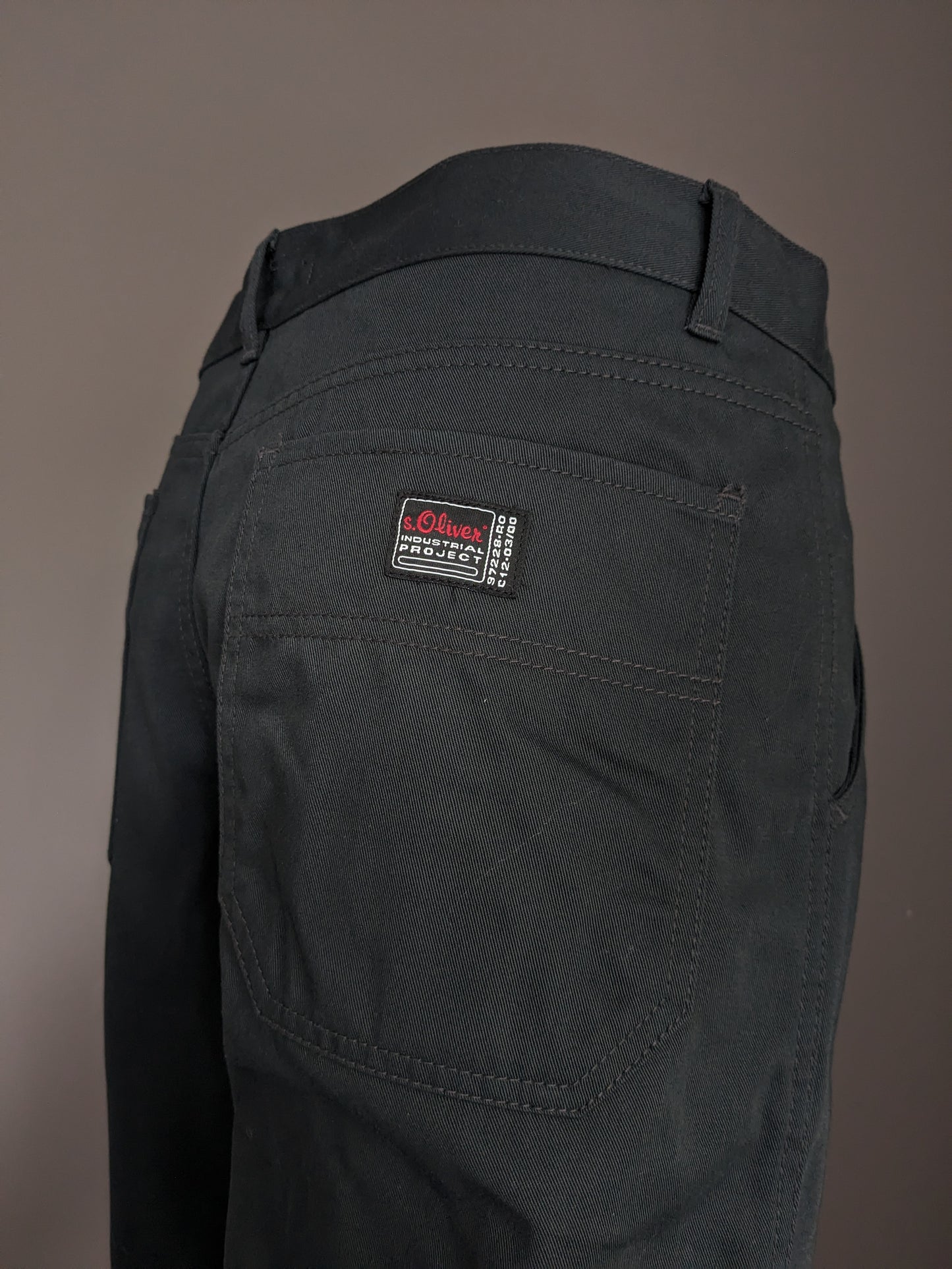 S.olivier travail / industrie Broek. Coloré gris foncé. Taille W36 - L34.