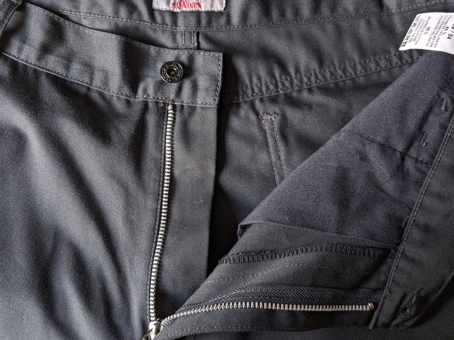 S.olivier travail / industrie Broek. Coloré gris foncé. Taille W36 - L34.