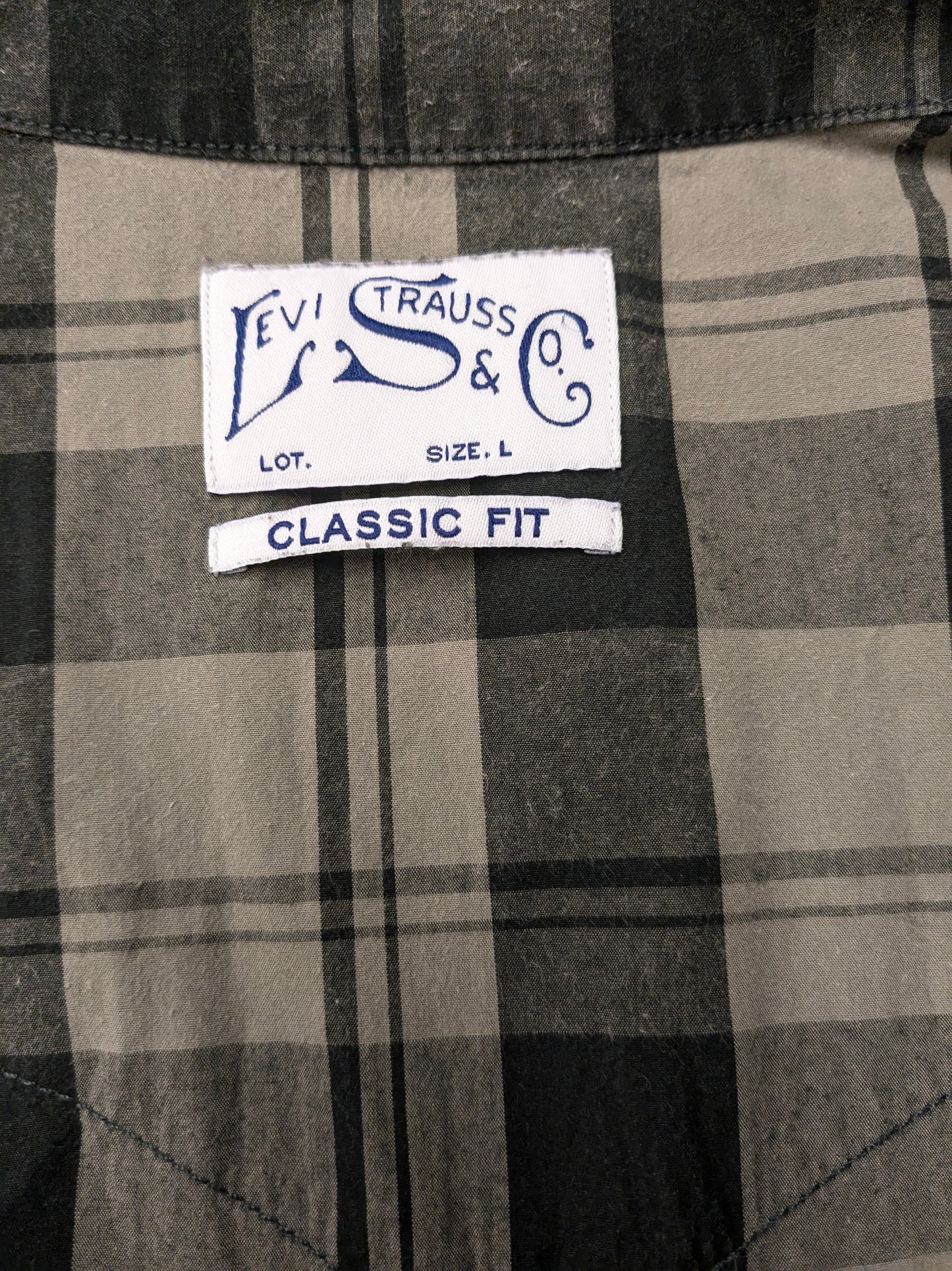 Camisa Vintage de Levi Strauss. Tamaño L. Fit clásico.