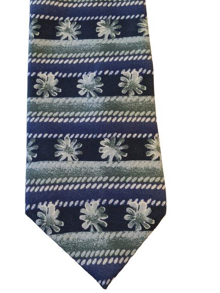 Marcas antiguas y corbata de Spencer. Poliéster.