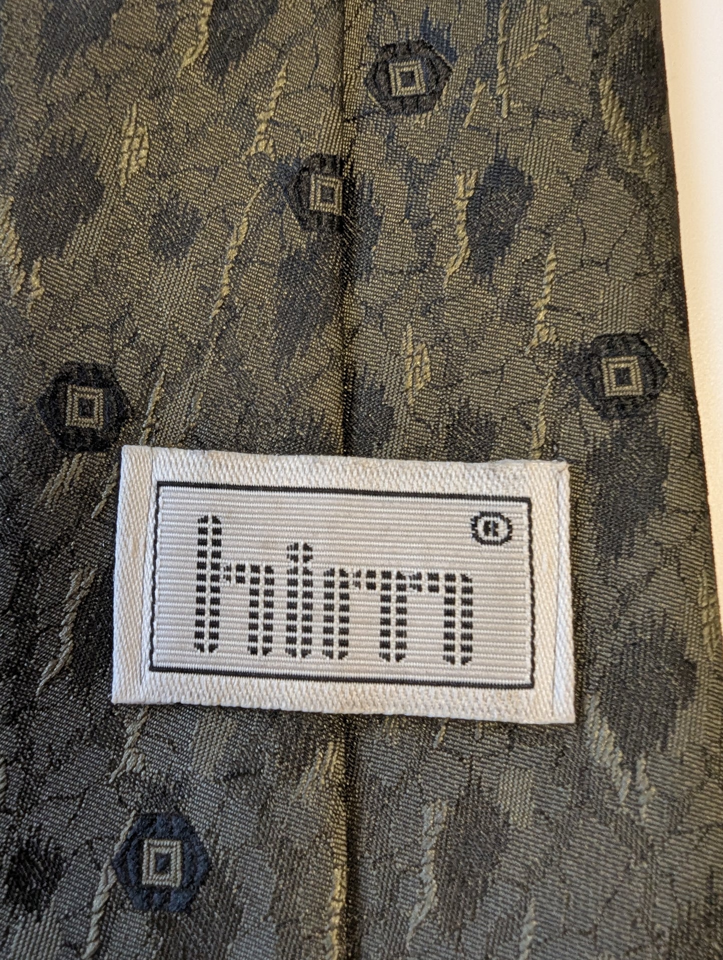 Vintage Him stropdas. Polyester.