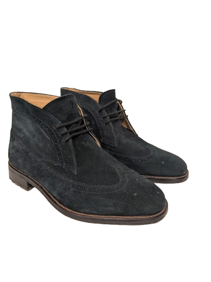 Marks & Spencer Luxury Collections Apprenez les chaussures à moitié hautes. Couleur vert foncé. Taille 39.