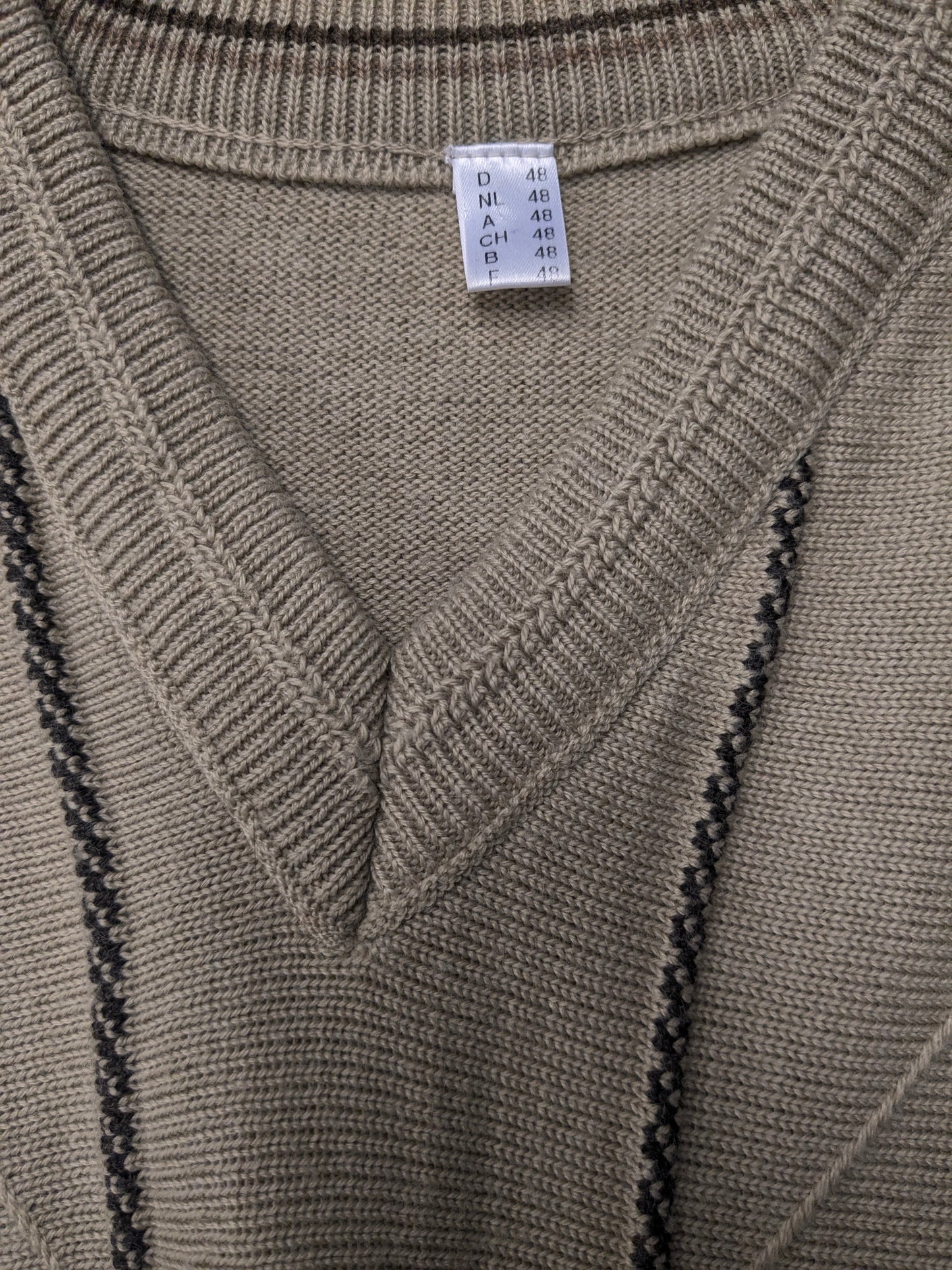 Spencer vintage. Moto marrone beige. Taglia 48 / M.