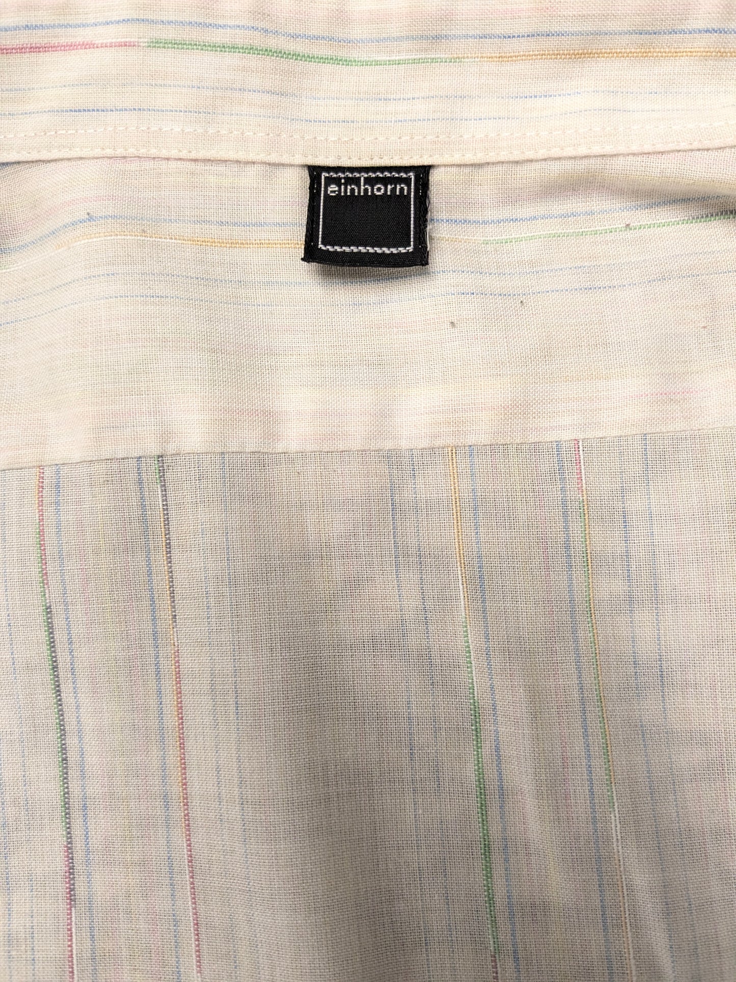Vintage 70's Einhorn shirt. Beige colored print. Size XL.