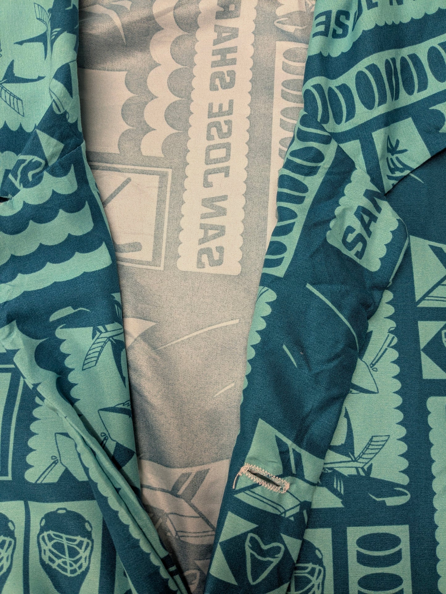 SANSIGHT SHIRTS SAMPIO SAN JOSE SHIRTE. Stampa verde. Taglia XL.