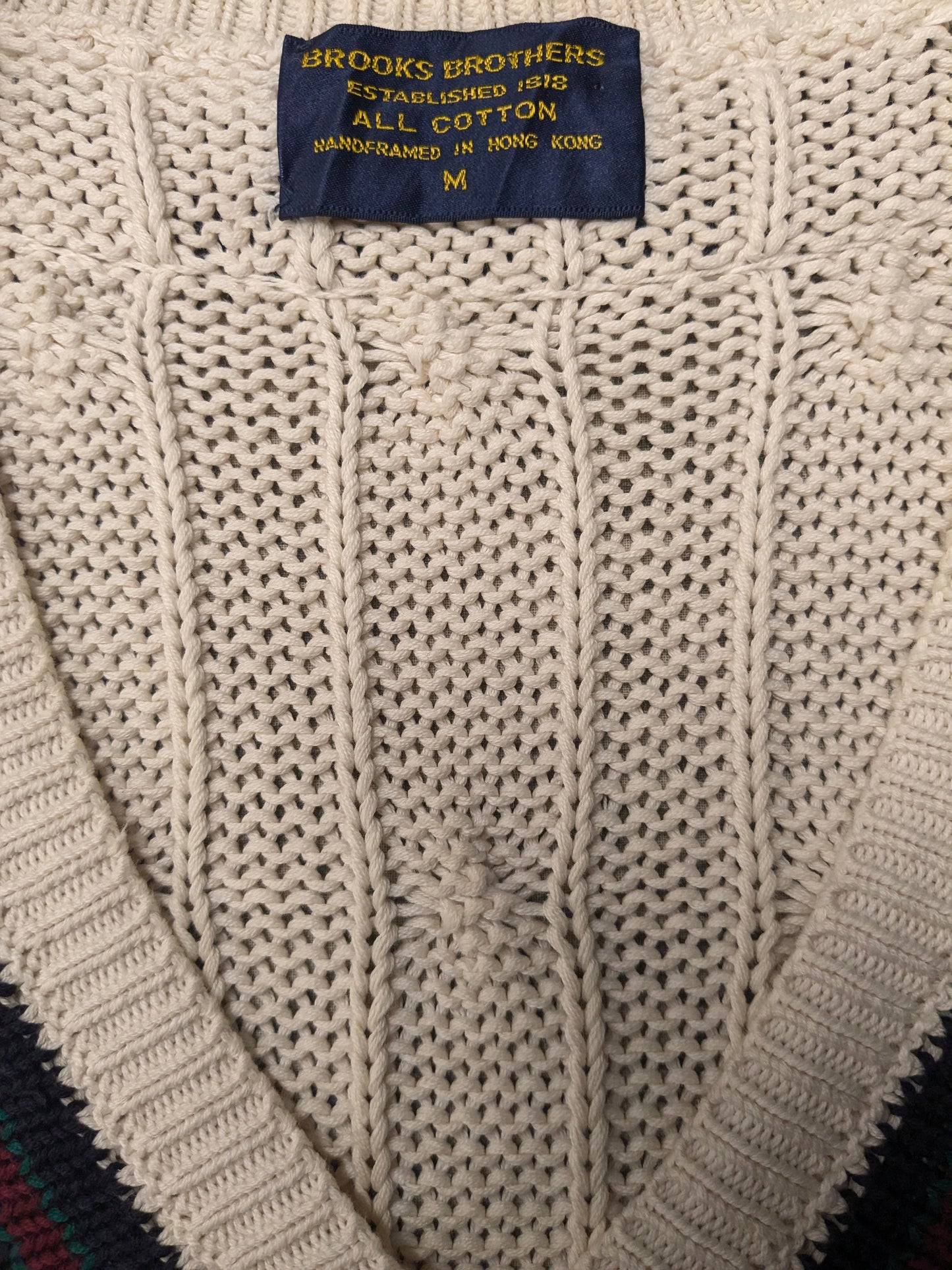 Brooks Brothers Cricket Spencer. Coloré beige. Taille M / L.