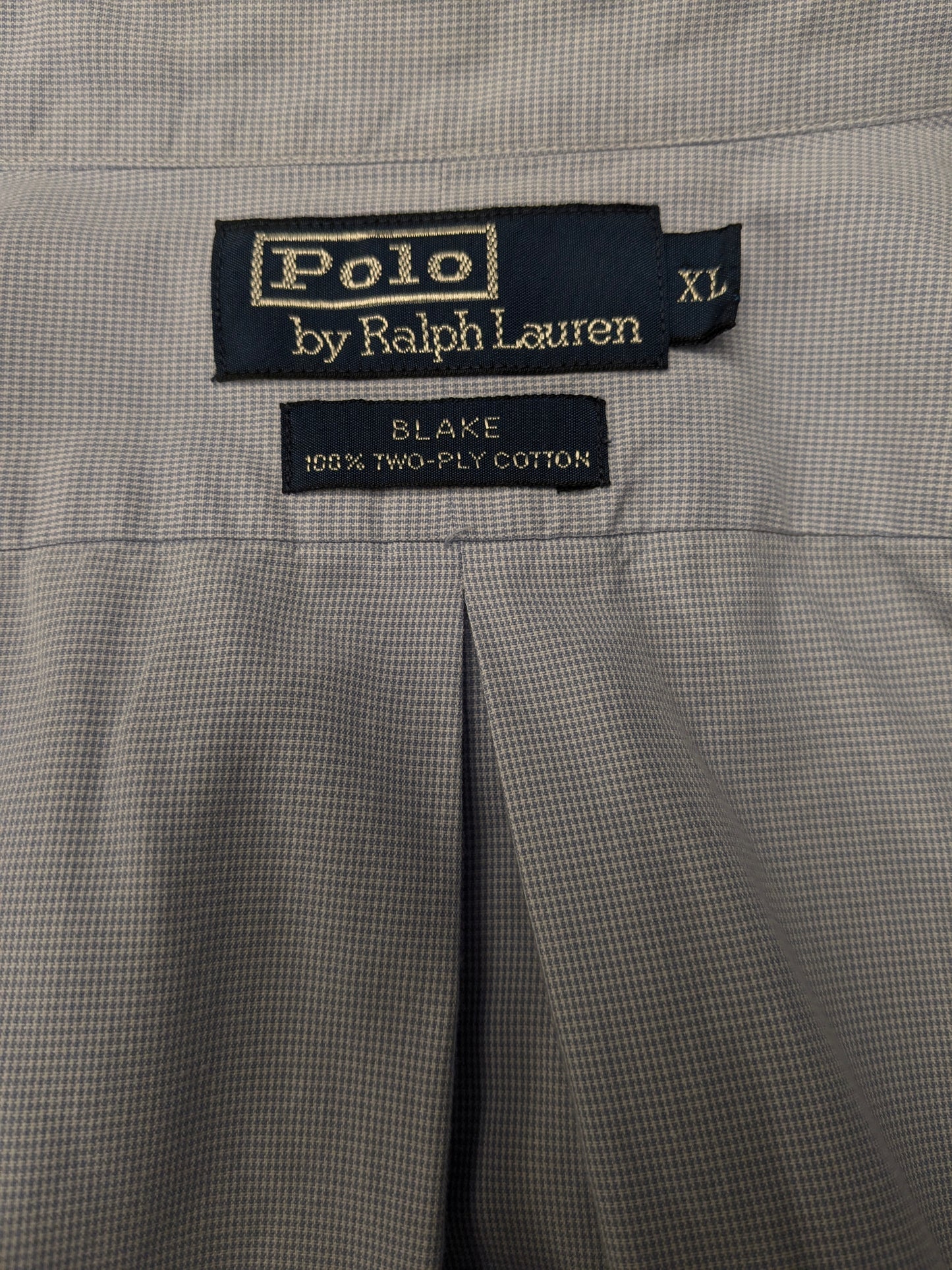 Polo Ralph Lauren Camisa. Motivo blanco azul. Tipo de Blake. Tamaño 2xl / 3xl.