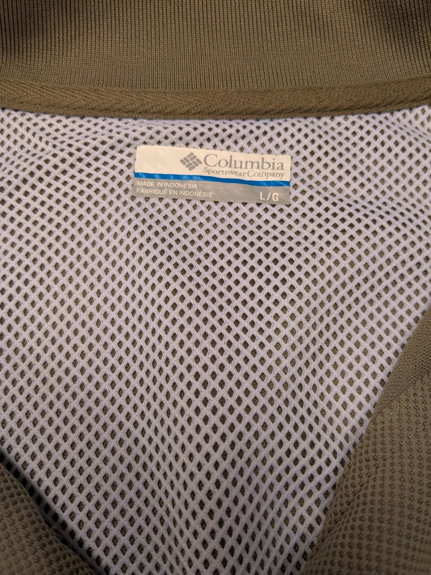 Columbia PFG polo. Groen motief. Maat XL.