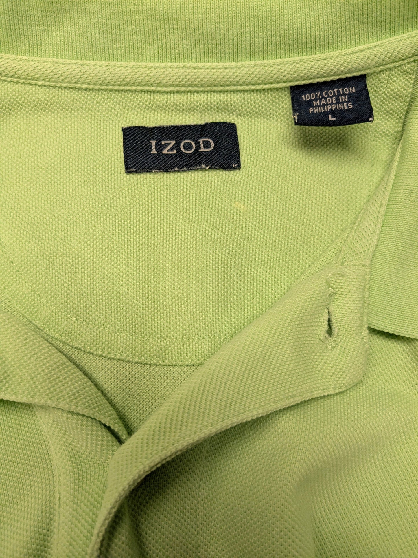 Izod polo. Groen gekleurd. Maat XL