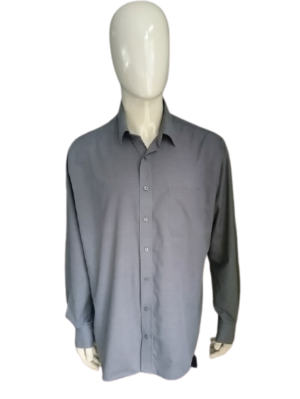 M & S Marks & Spencer Shirt. Gris. Taille 3XL. Ajustement régulier