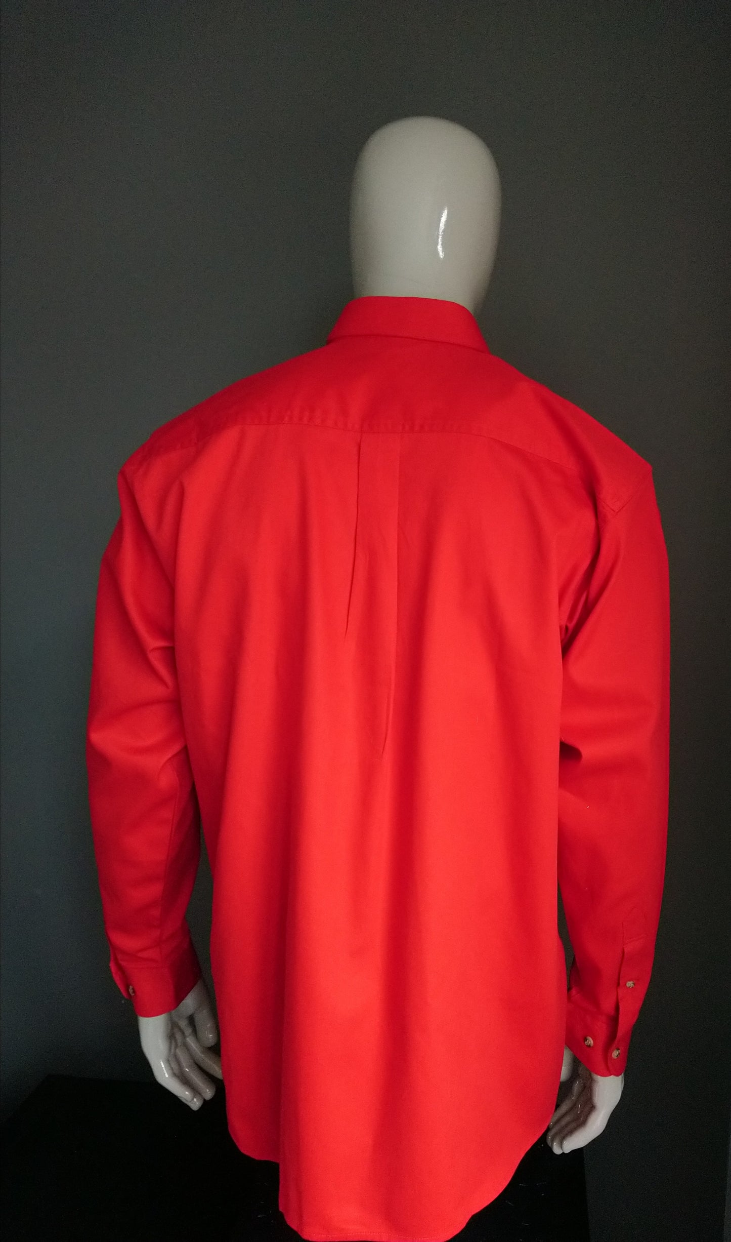 Bud / Budweiser "Rey de la cerveza". Color rojo. Tamaño xl. tela más gruesa. ¡¡Nuevo!!