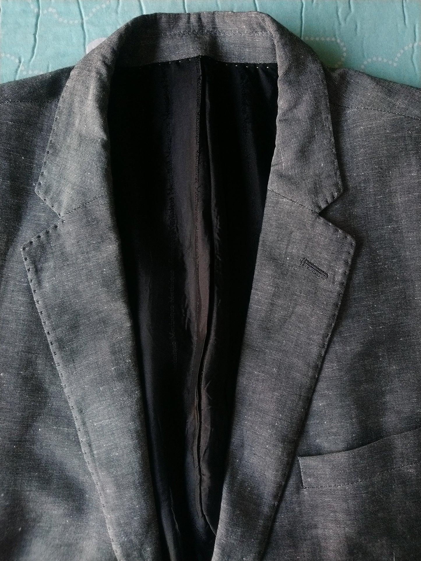 Matinique Jacket. Gray white mixed motif. Size 54 / L