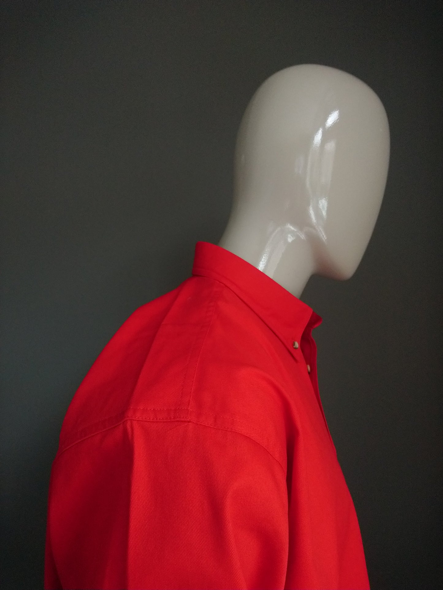 Bud / Budweiser "Rey de la cerveza". Color rojo. Tamaño xl. tela más gruesa. ¡¡Nuevo!!