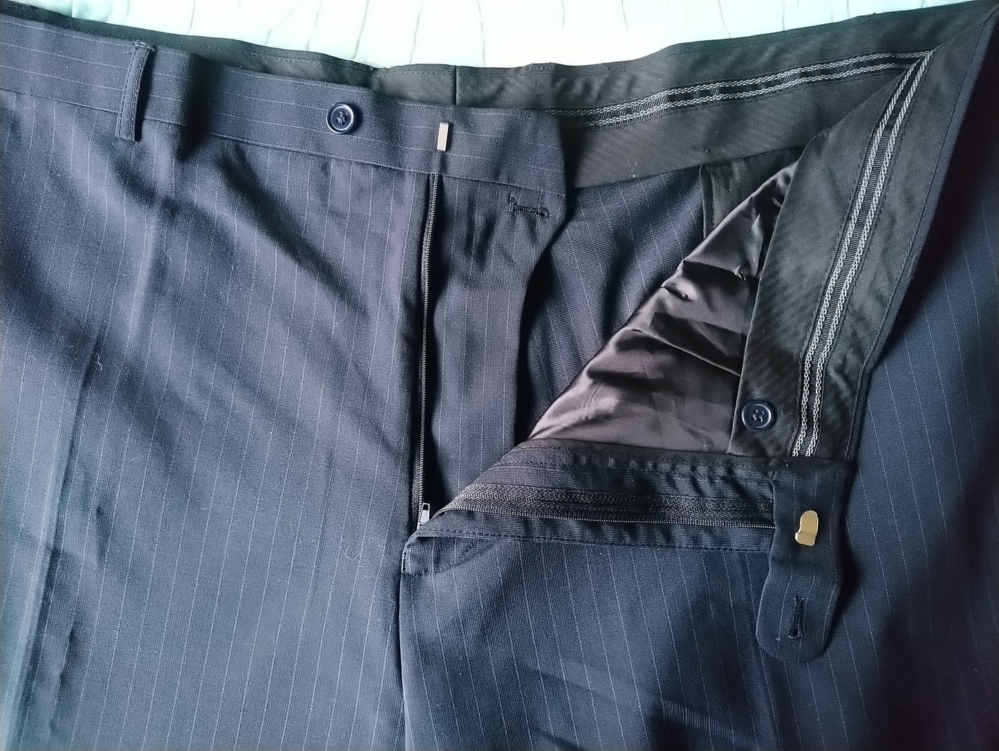 Skopes trousers. Dark blue with white stripe. Size 64 / XXXL