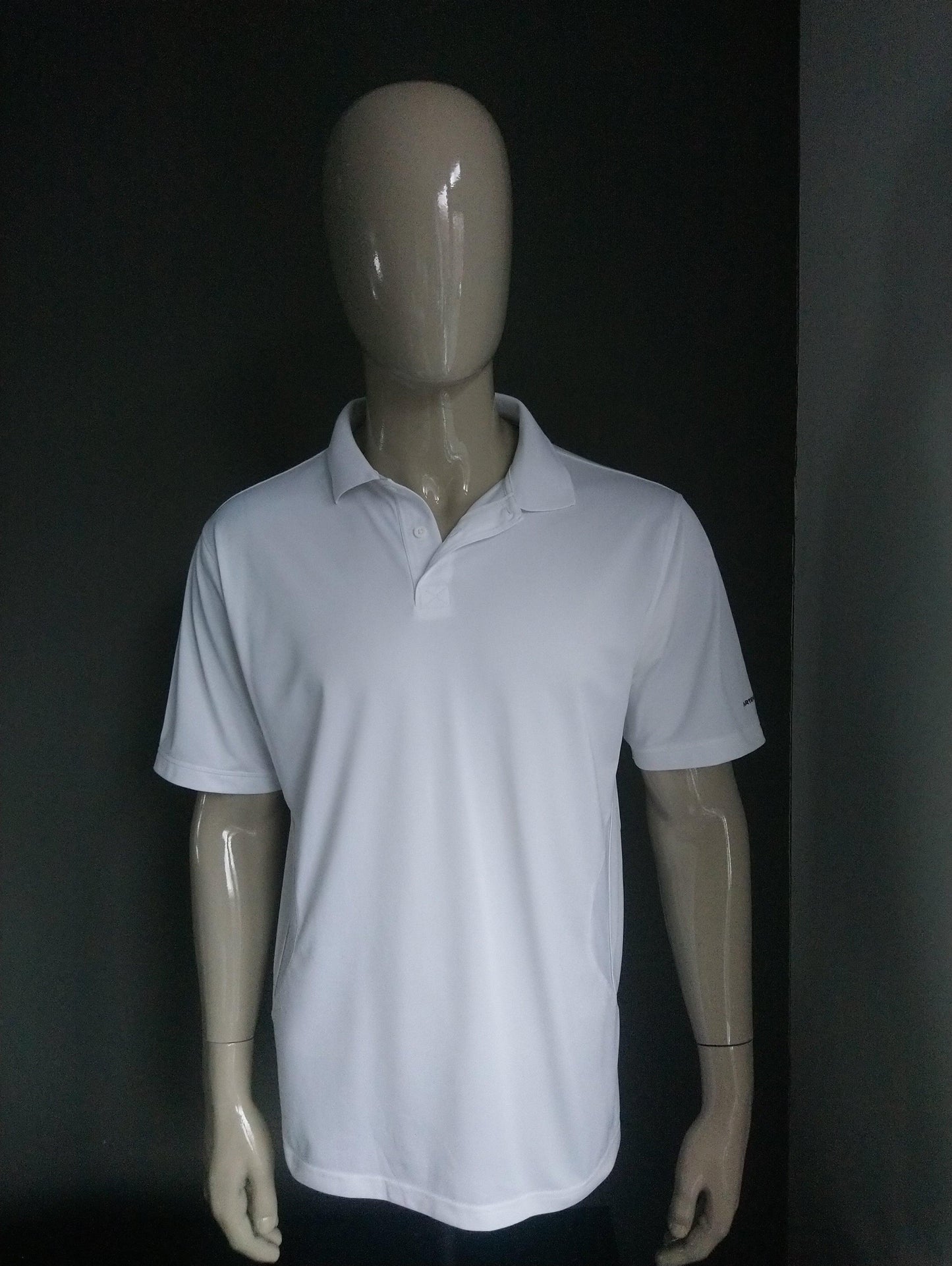 Artengo Sport Polo. Wit gekleurd. Maat XL. - EcoGents