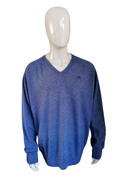 B choice State of Art Merino wool sweater. Blue. Size XXXXL 4XL