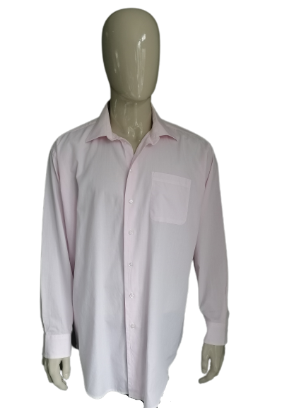 Chemise Nautica motif blanc rose. Taille XXL / 2XL