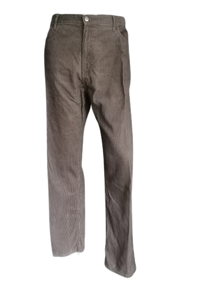 Marks & Spencer Rib Broek. De couleur marron. Taille 58 / xxl / 2xl.