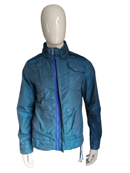 TwinLife tra Giacca. Glow blu verdastro. Taglia M.