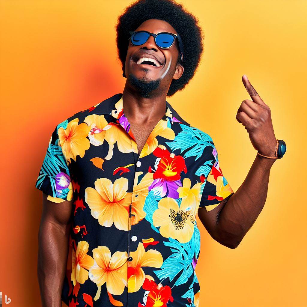 Hawaii overhemd voor heren met tropische print