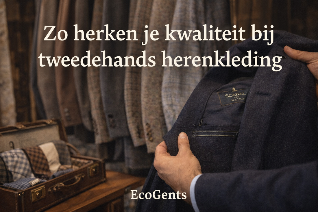Kwaliteit controleren bij tweedehands herenkleding