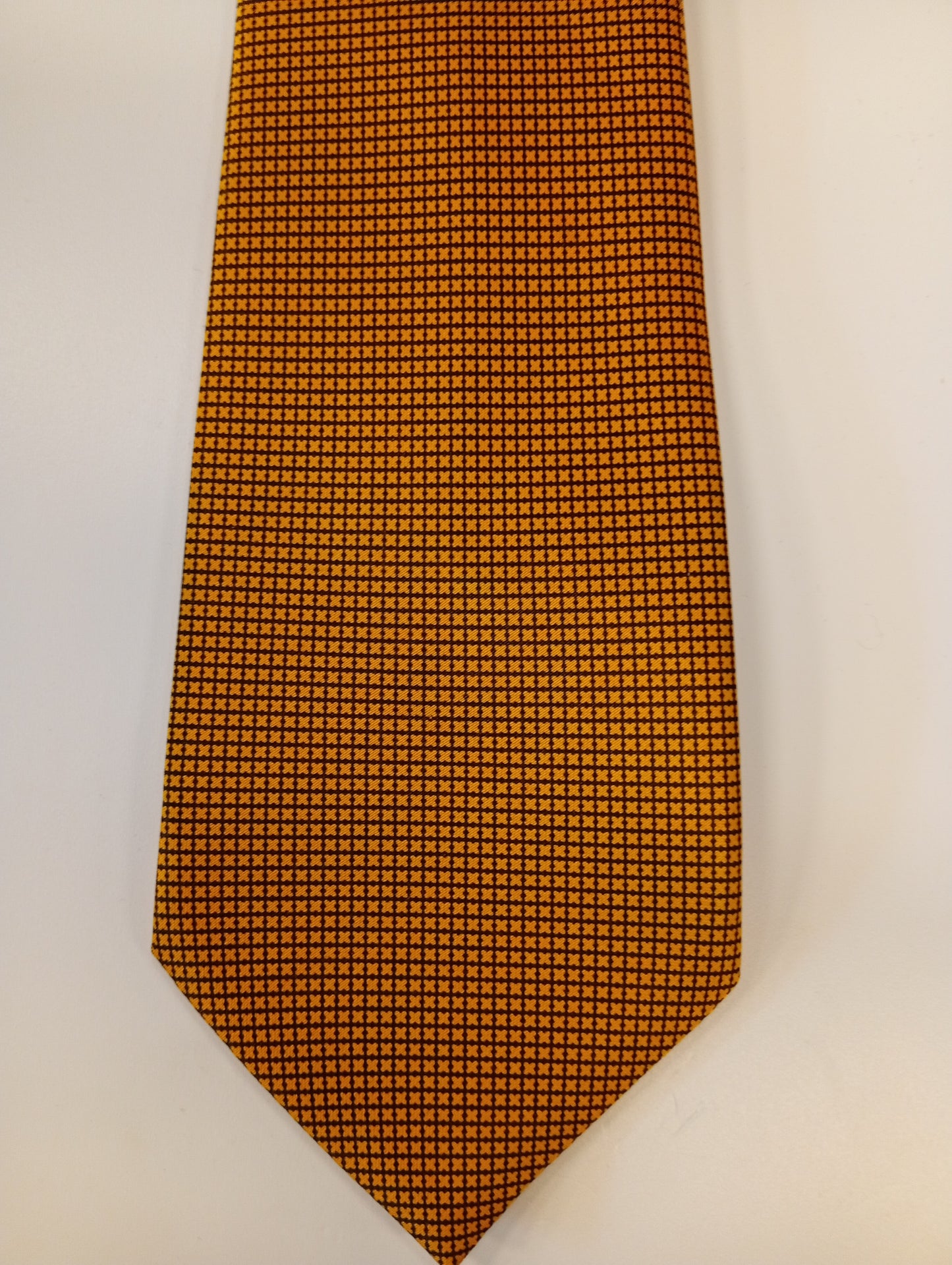 Corbata de seda – naranja cálido – aspecto tranquilo y elegante – Sette & Bello