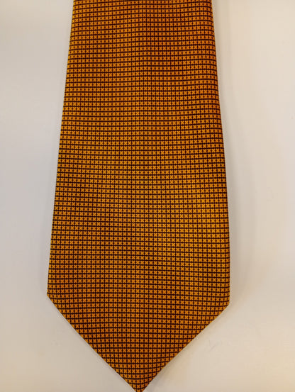 Corbata de seda – naranja cálido – aspecto tranquilo y elegante – Sette & Bello