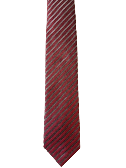 Zijden stropdas – rood – tijdloze, nette stijl – Olymp