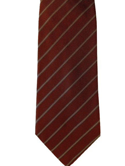 Silk tie – dark red – business look – Van Gils