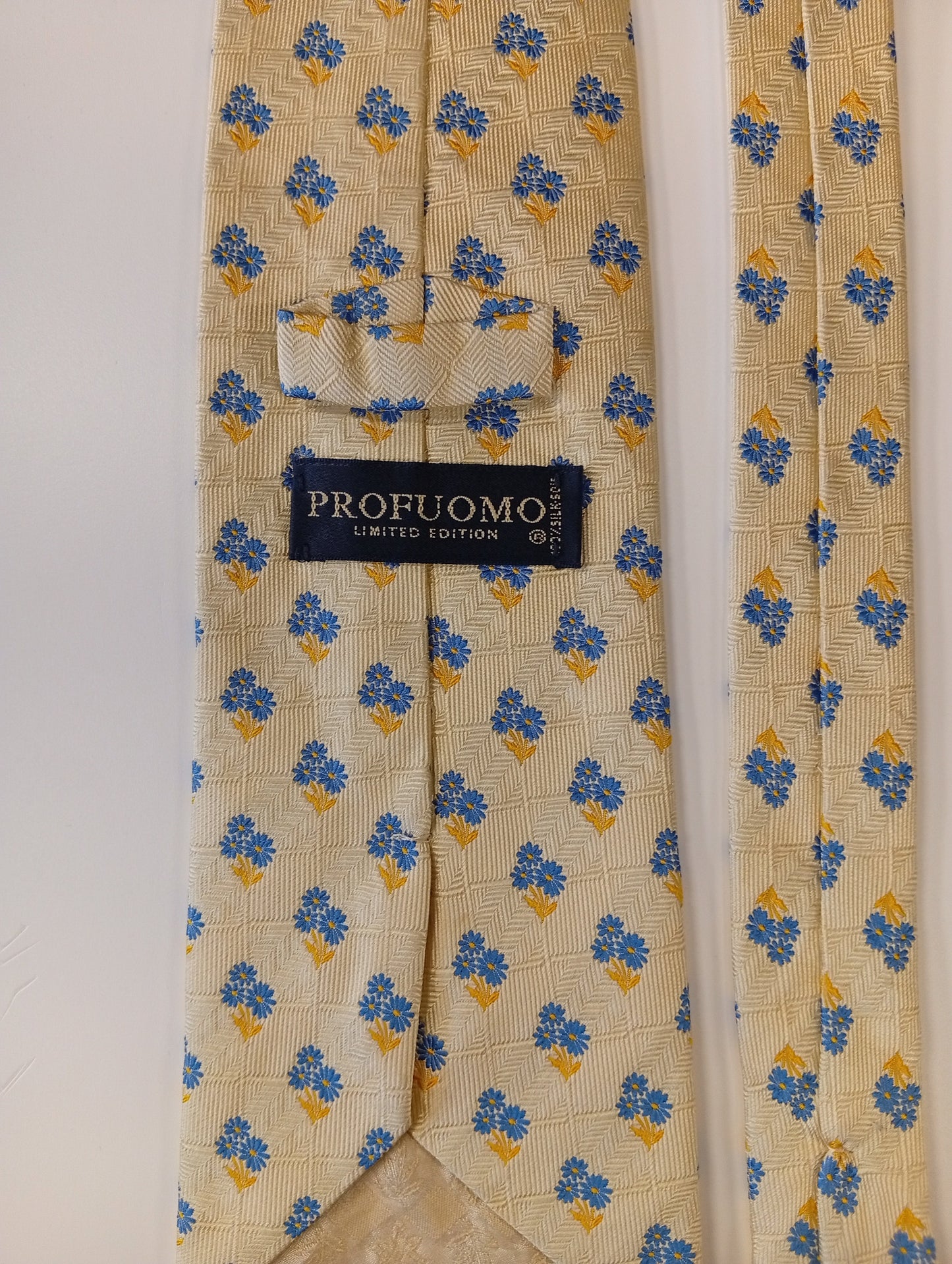 Cravatta in seta italiana – fantasia raffinata – versione lussuosa – Profuomo Limited Edition