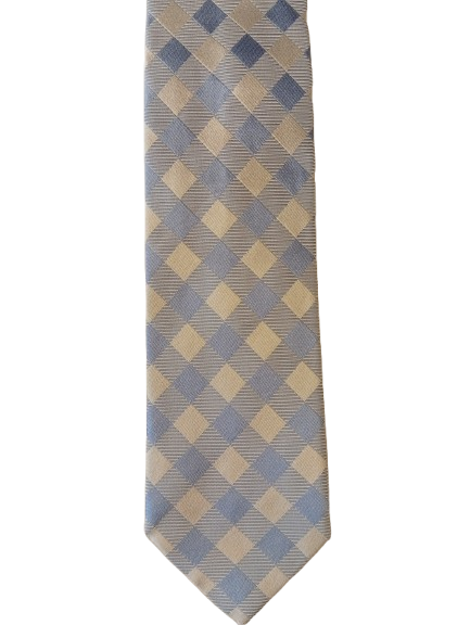 Silk tie – light pattern – classic, elegant style – Faconnable