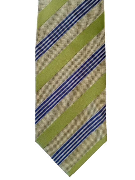 Silk tie – fresh colors – striking stripe – Prochownick