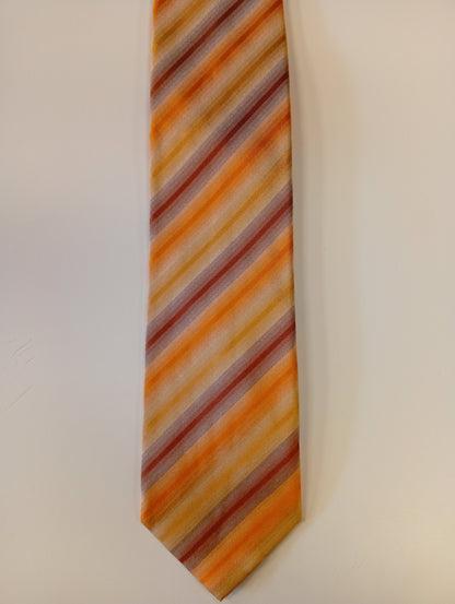 Cravatta in seta – righe colorate – stile classico – Olymp