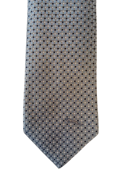 Silk tie – light design – neat, timeless look – Jaguar