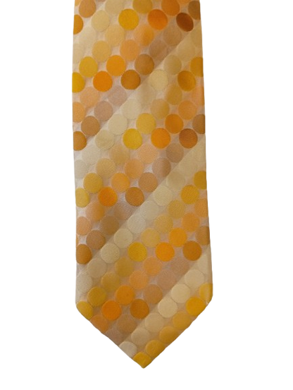 Vintage silk tie – yellow with pattern – distinct, stylish look – JOOP!