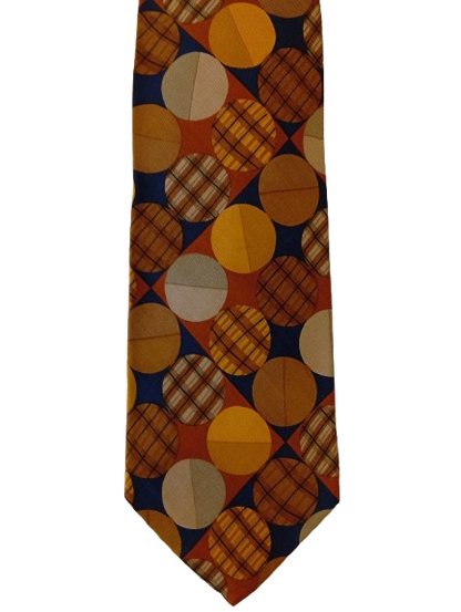 Vintage silk tie – striking pattern – characterful, classic style – Yves Saint Laurent