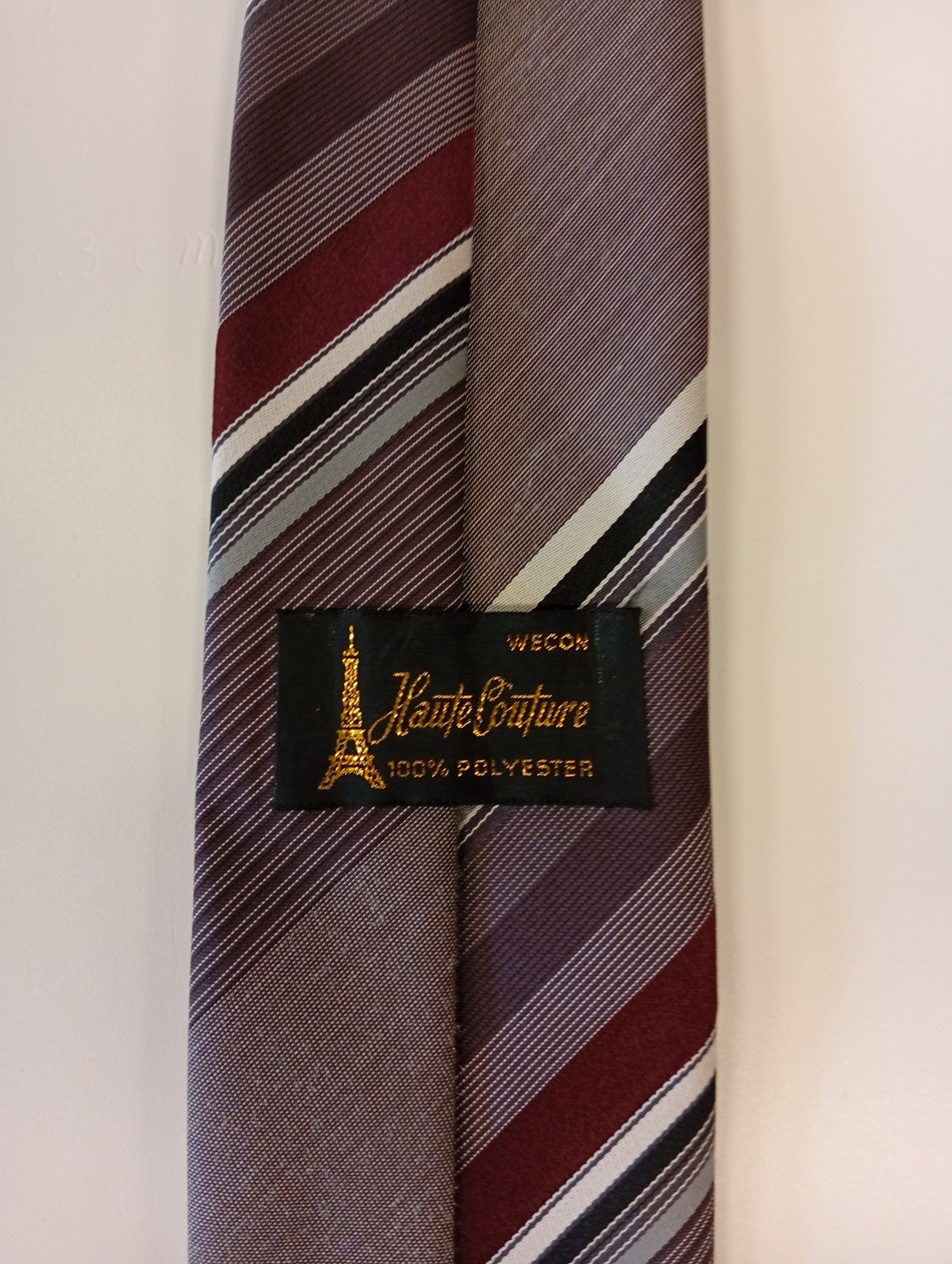 Vintage tie – dark – elegant, classic look – Haute Couture