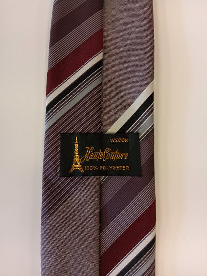 Vintage tie – dark – elegant, classic look – Haute Couture