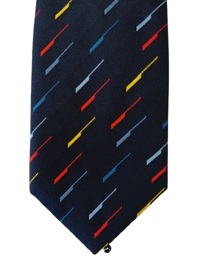 Vintage tie – dark with subtle print – neat retro style – Equity & Law II