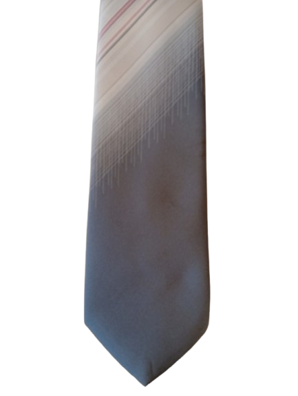 Vintage tie – plain dark – timeless, calm style – St. Michael