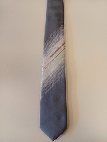 Vintage tie – plain dark – timeless, calm style – St. Michael