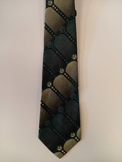 Vintage tie – dark pattern – calm retro style – Atlas