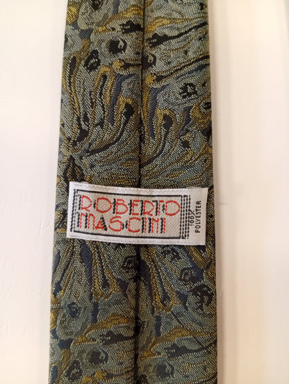 Vintage tie – subtle pattern – classic look – Roberto Mascini