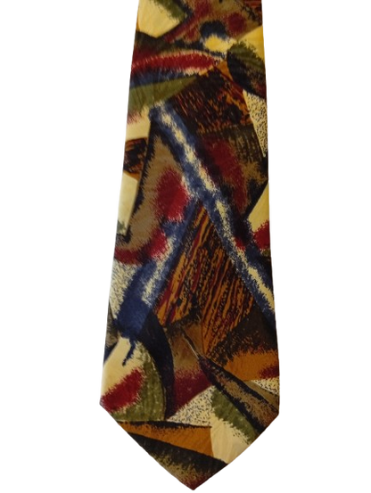 Vintage tie – colorful print – distinctly retro style