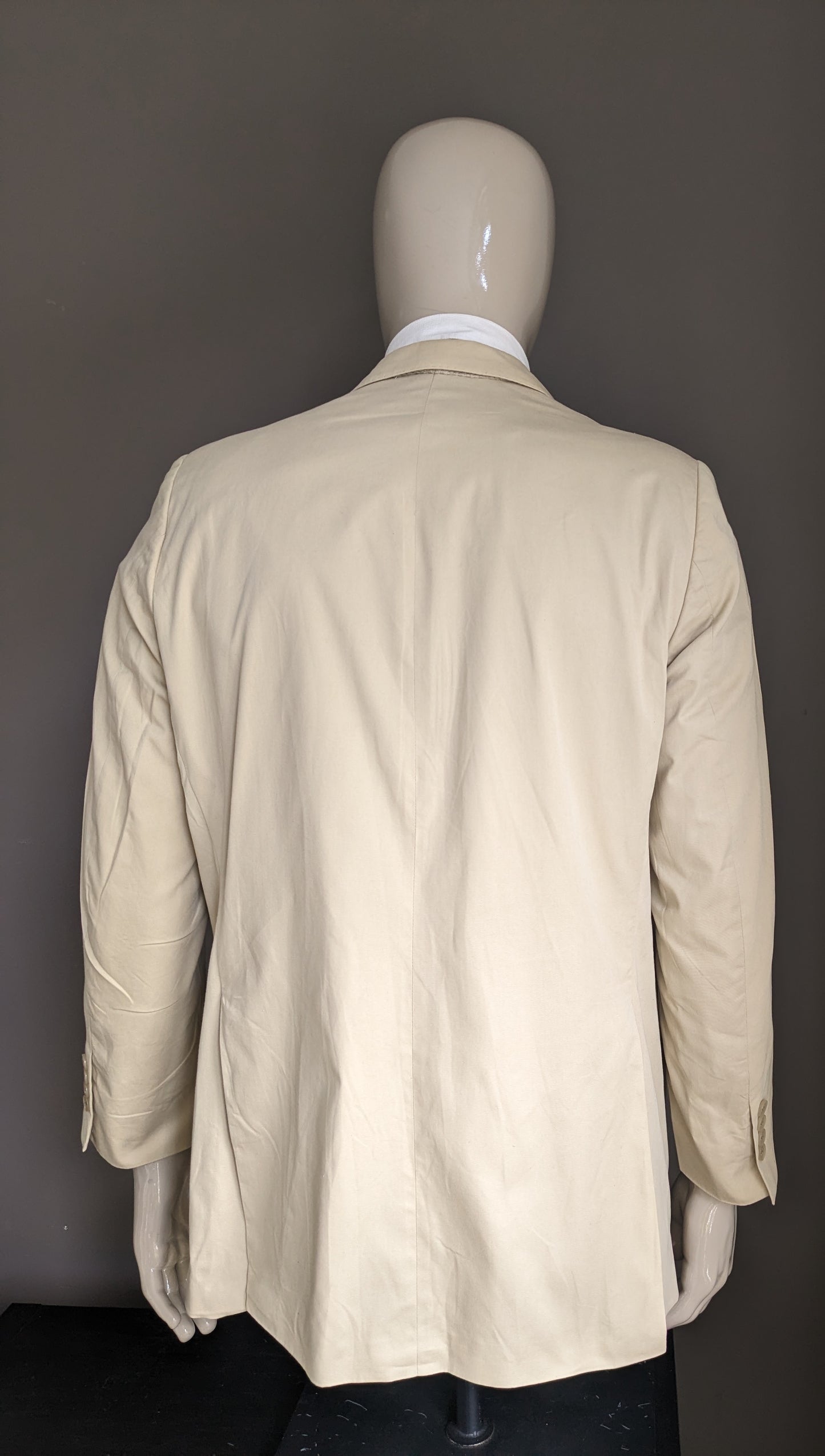 Burberry London Cotton jacket. Beige colored. Size 26 (52 / L)