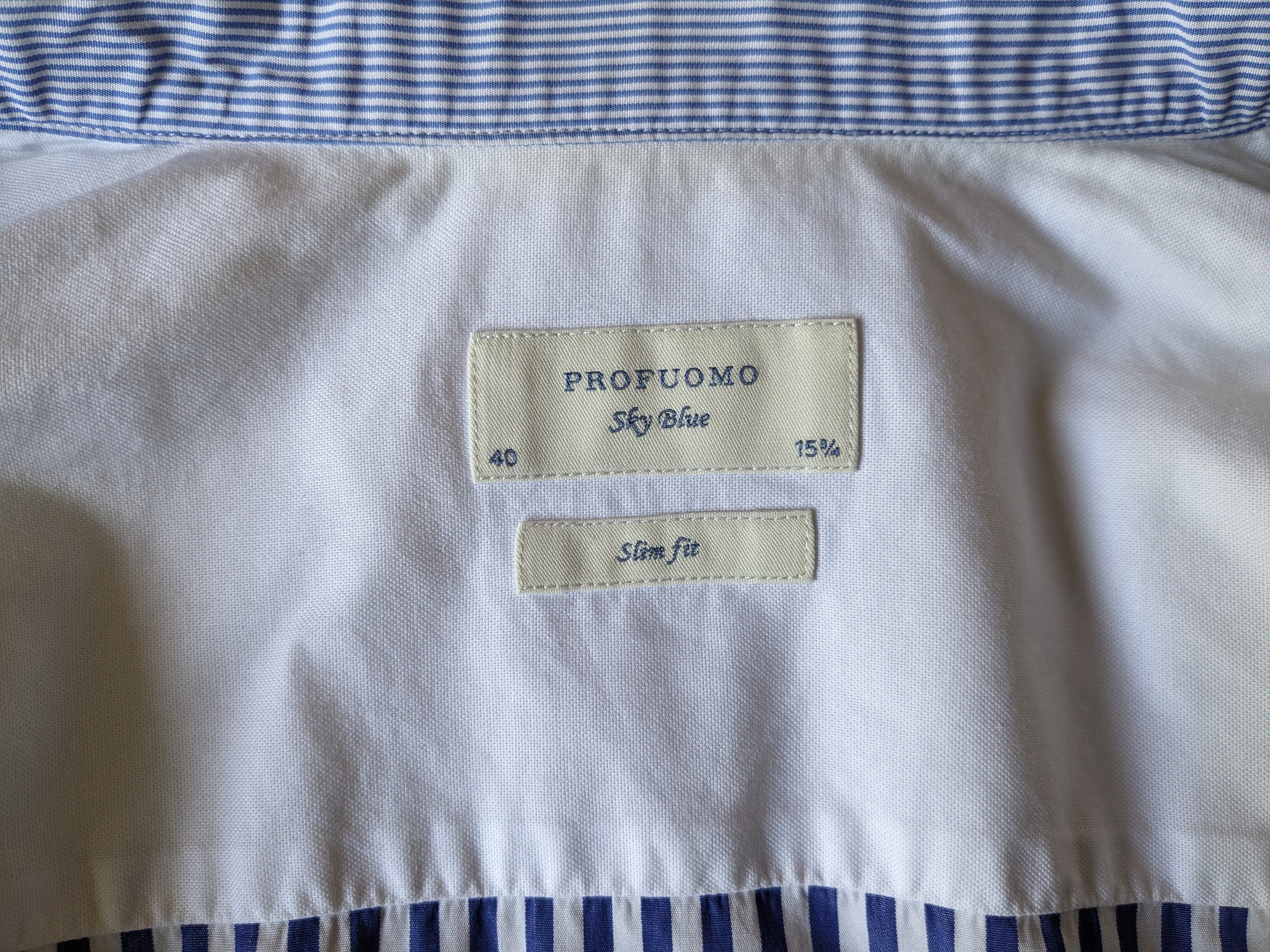 Profuomo sky blue slim fit outlet