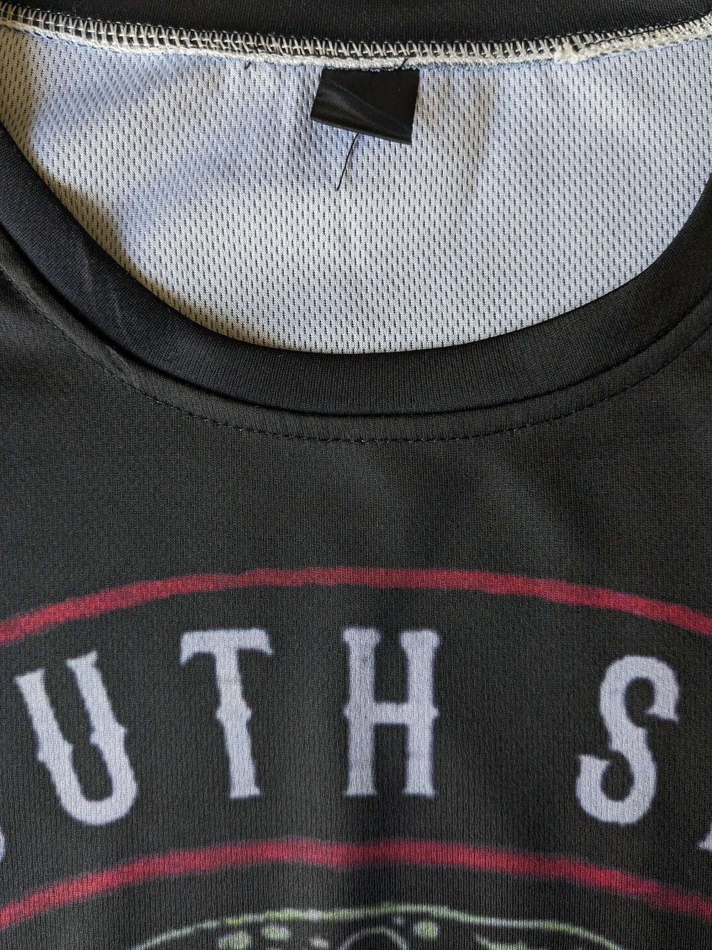 South Side Serpents shirt. Zwart met opdruk. Maat M. stretch