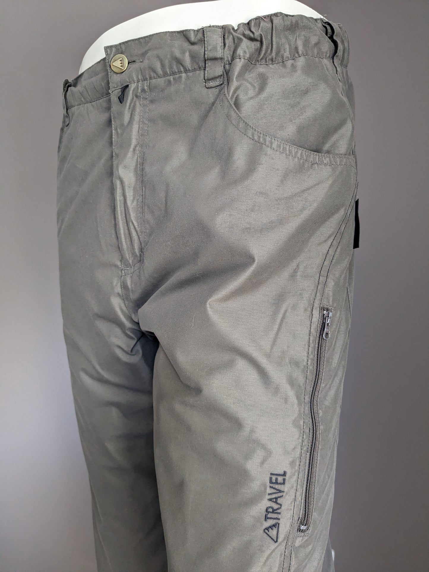 Crane Sports Thermo / Pantalones alineados. Cintura ajustable. Verde color. Tamaño 48 / S.