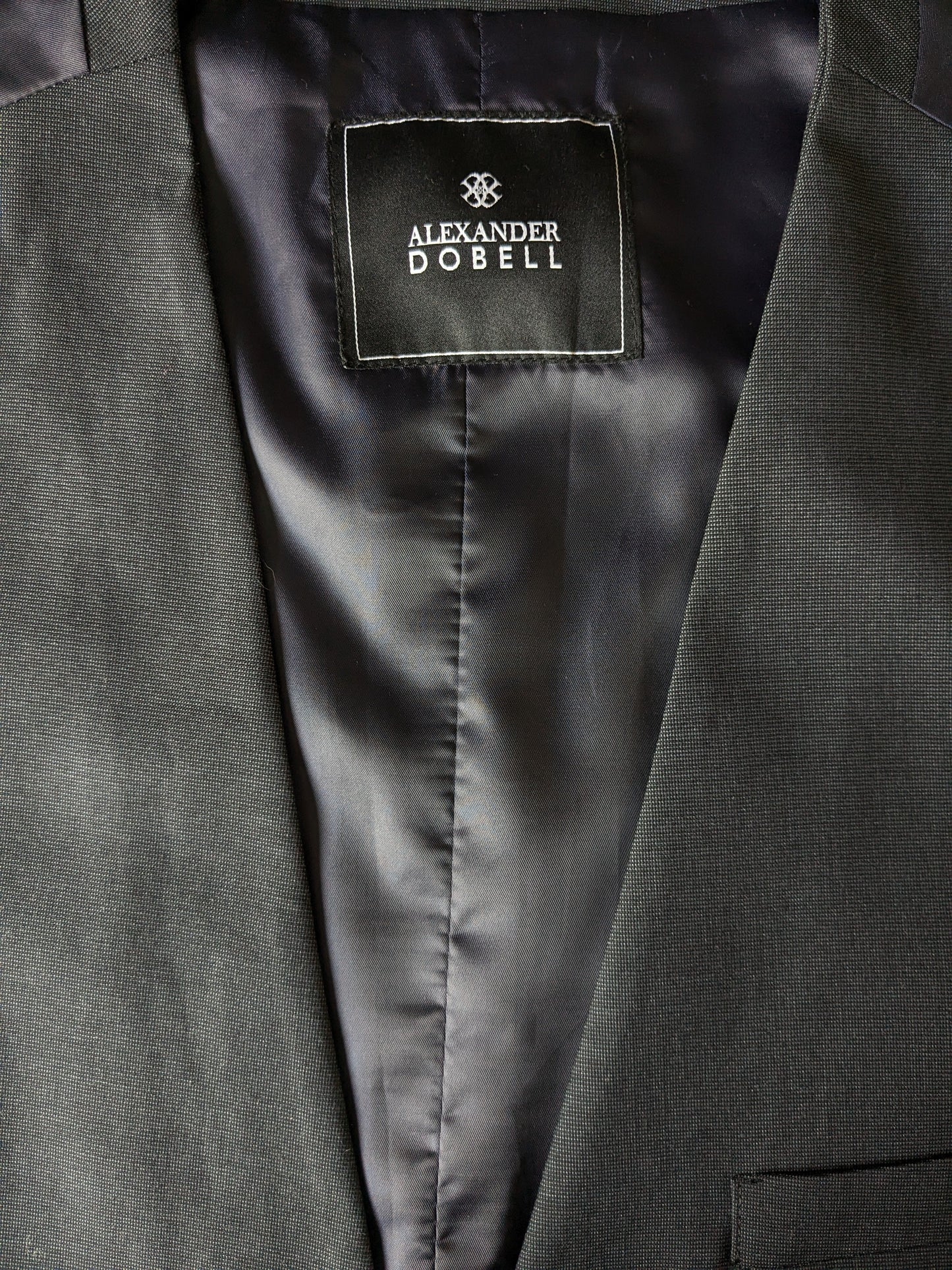 Alexander Dobell waistcoat. Gray motif. Size 54 / L. #318